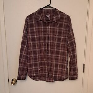 Carhartt Maroon Plaid Casual Shirt
